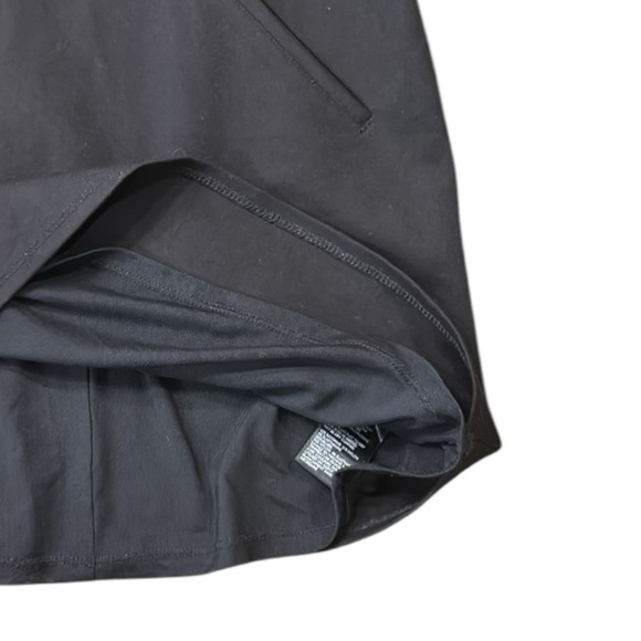 Silence & Noise Bell Sleeve Deep V-Neck Front Pockets Tunic Mini Dress Black S - Picture 10 of 10